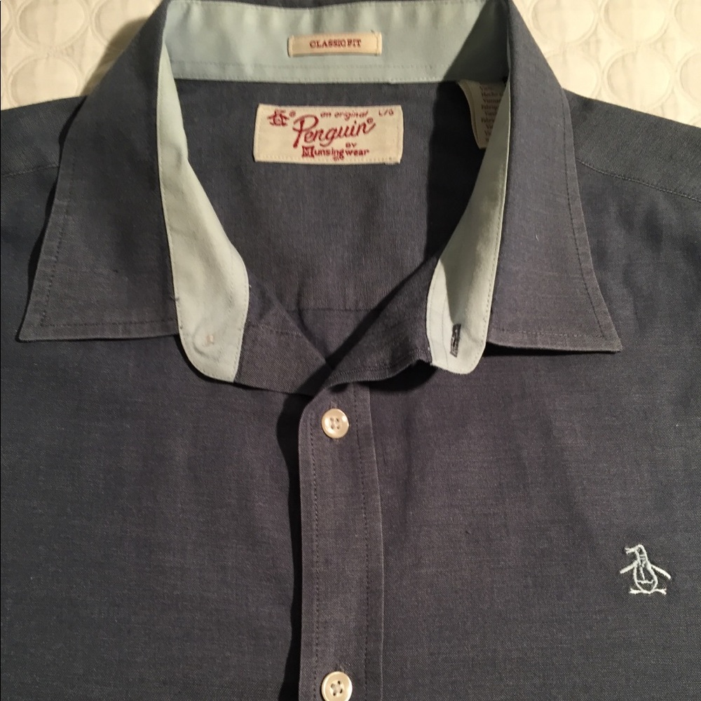 GORGEOUS NWOT ORIGINAL PENGUIN DRESS SHIRT. SAVE!